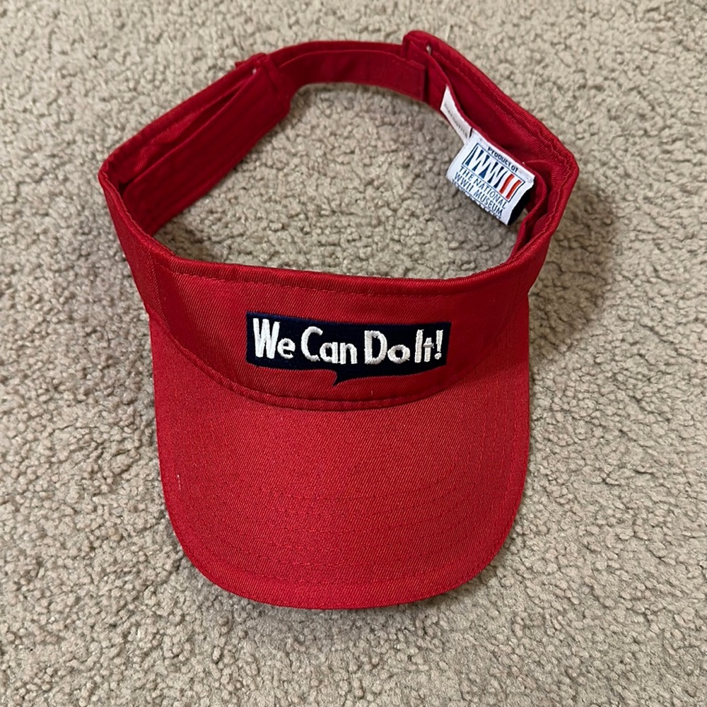 Red We Can Do It! Women’s Rosie the Riveter Feminist hat